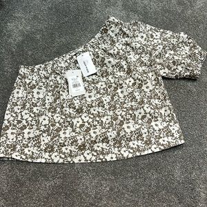 Rails Jayla cafe floral one shoulder top